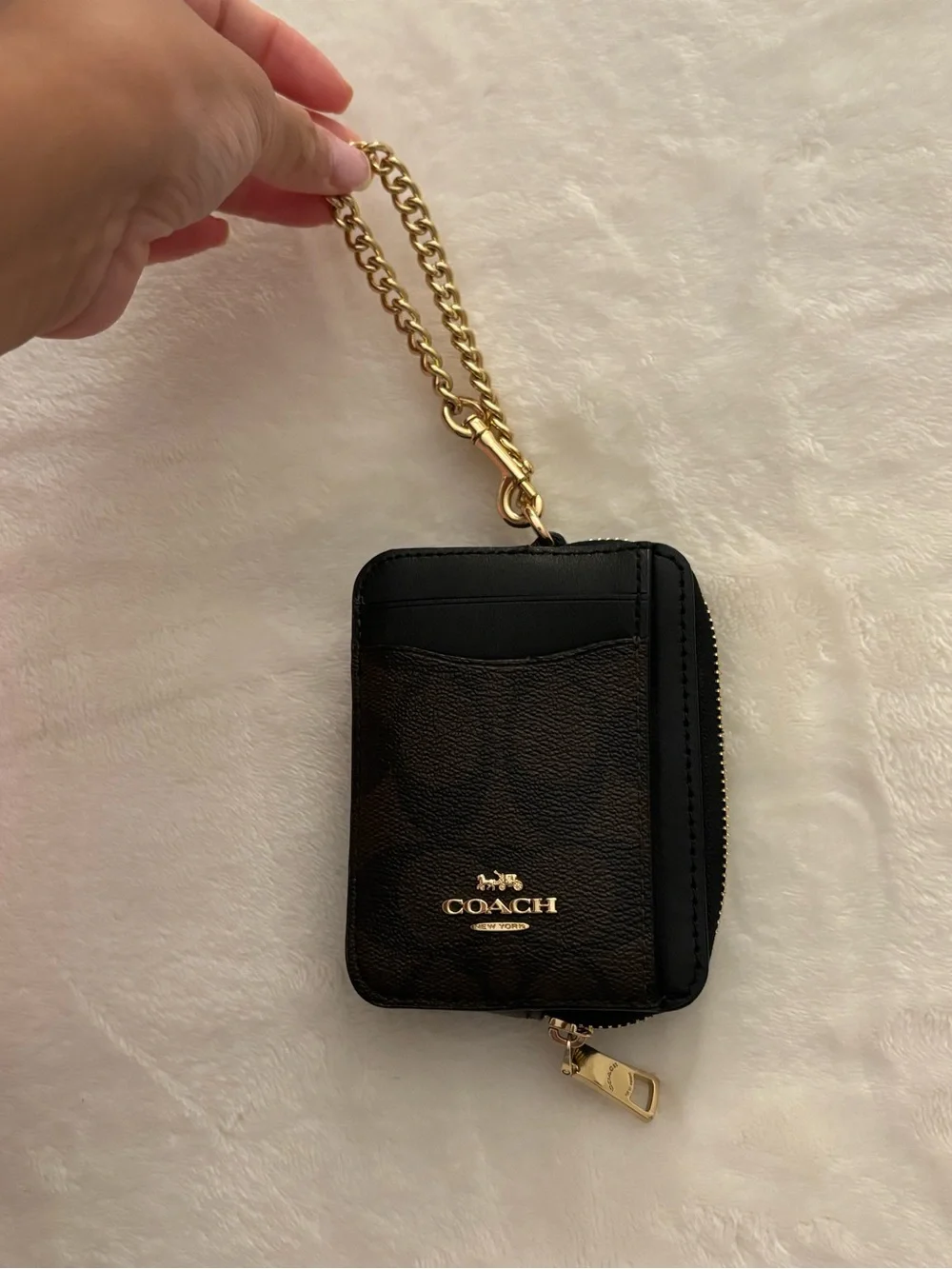 COACH chain wallet